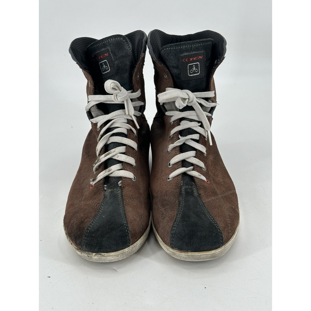 TCX X-RAP WP Men 's Size 13 Suede‎ Waterproof Lace Up Motorcycle Riding Shoes